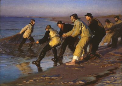 Krøyer var nok den mest berømte af Skagenmalerne ... Tuxen måske men han kommer først ret sent til Skagen